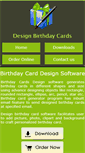 Mobile Screenshot of designbirthdaycards.net